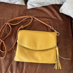 Italian leather crossbody